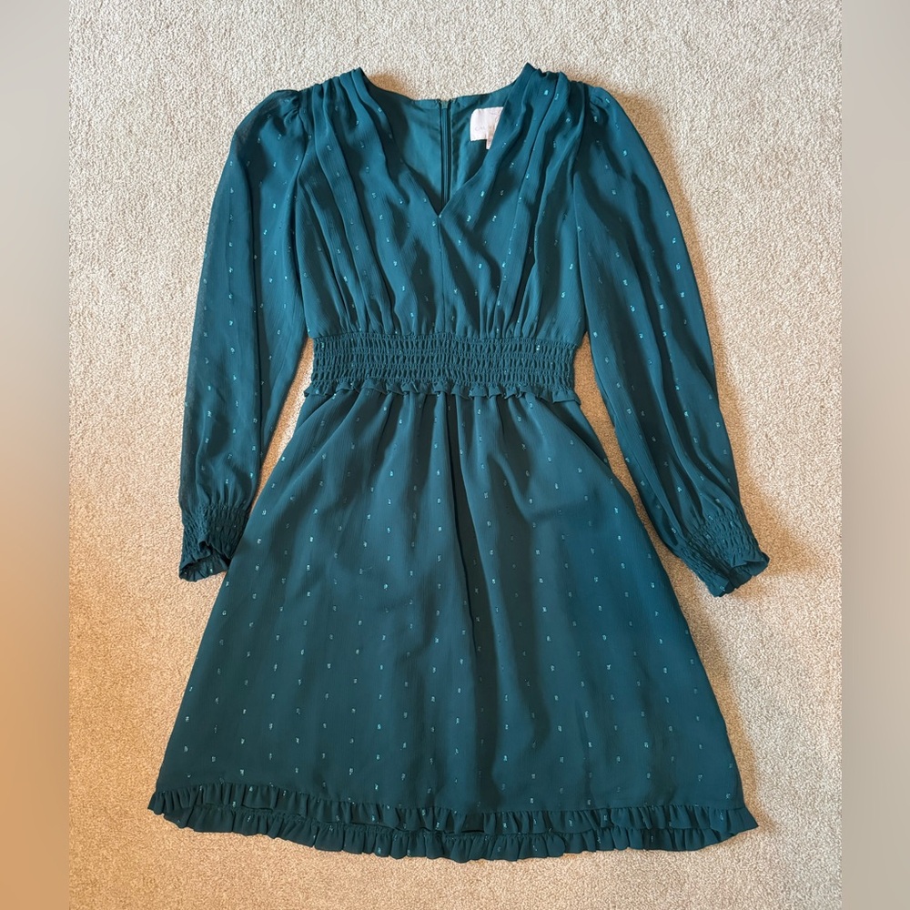 Gal Meets Glam Teal Dress
